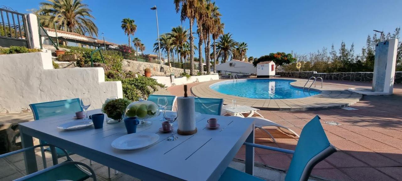 Arguineguin, Two Bedrooms Bungalow, Pool & Wifi Exteriér fotografie